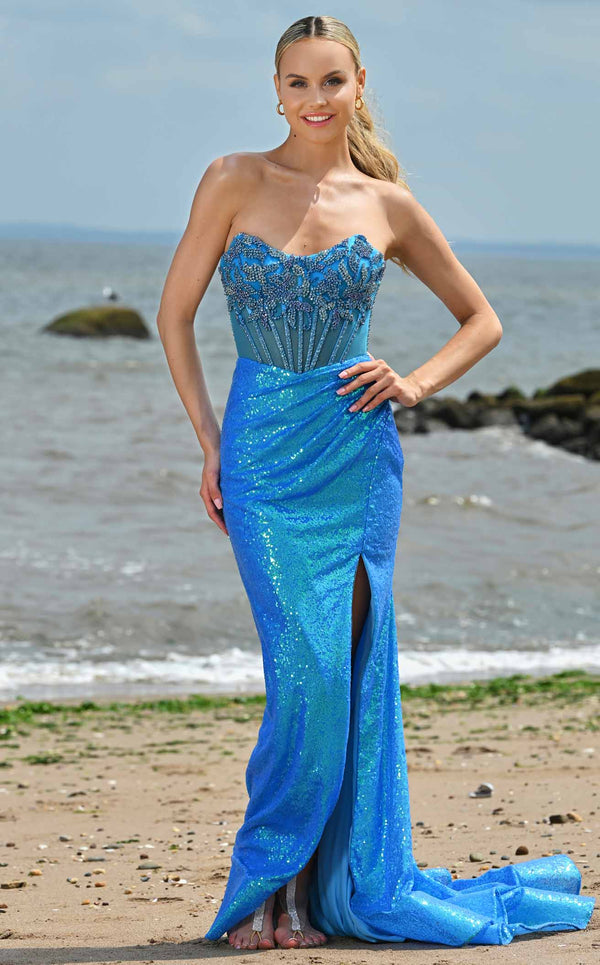 Colors Dress 3512 Turquoise