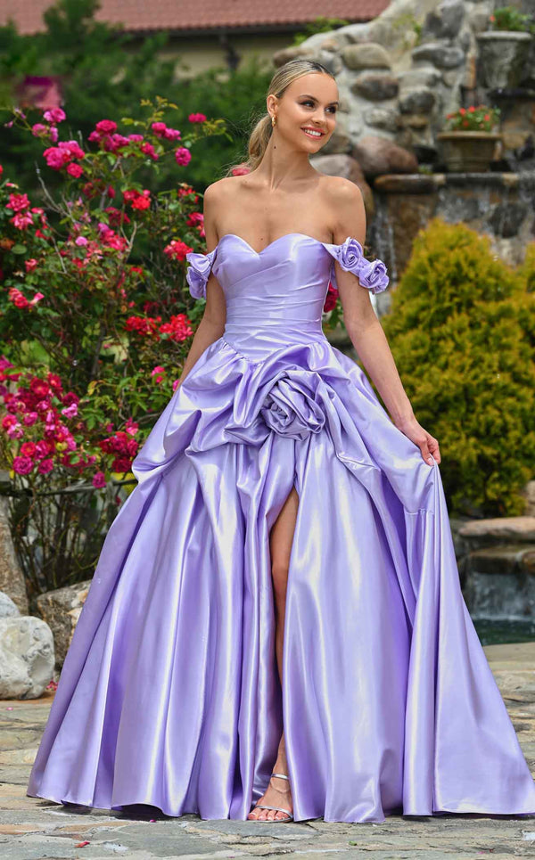 Purple gowns online