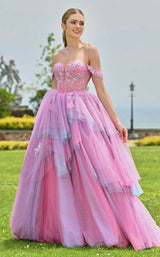 Colors Dress 3534 Hot-Pink