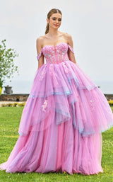 Colors Dress 3534 Hot-Pink