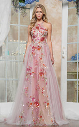 Colors Dress 3578 White-Multi