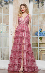 Colors Dress 3618 Burgundy
