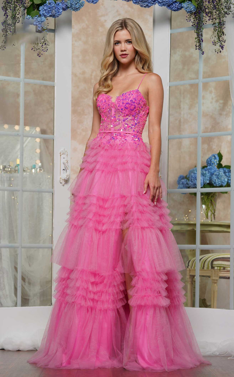 Colors Dress 3619 Hot-Pink