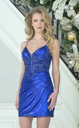 Colors Dress 3646 Royal/Purple