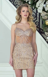 Colors Dress 3648 Nude