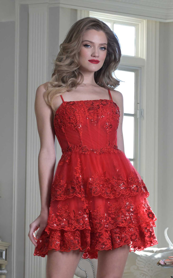 Colors Dress 3657 Red