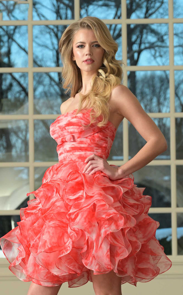 Colors Dress 3670 Red/Orange