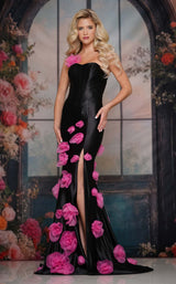 Colors Dress 3735 Black-Pink