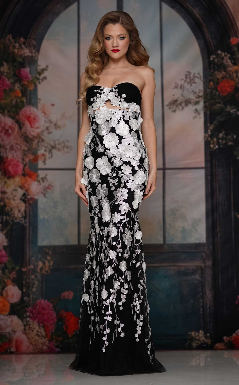 Colors Dress 3749 Black Off White