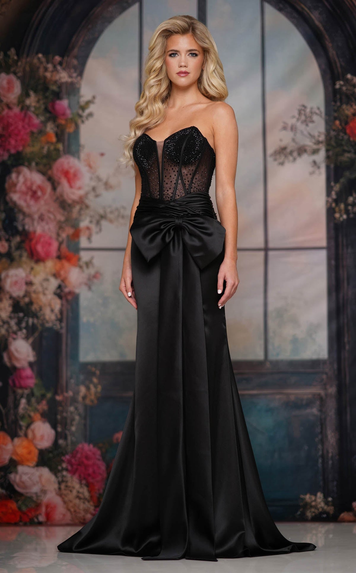 Colors 3769 Prom Dress - Black