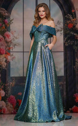 Colors Dress 3792 Teal Green