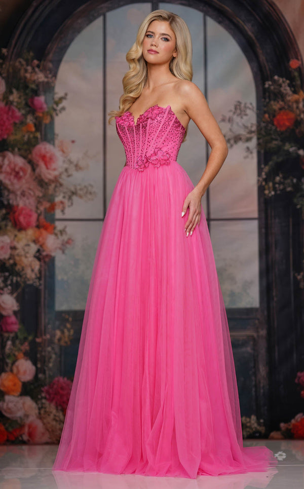 Colors Dress 3797 Hot Pink