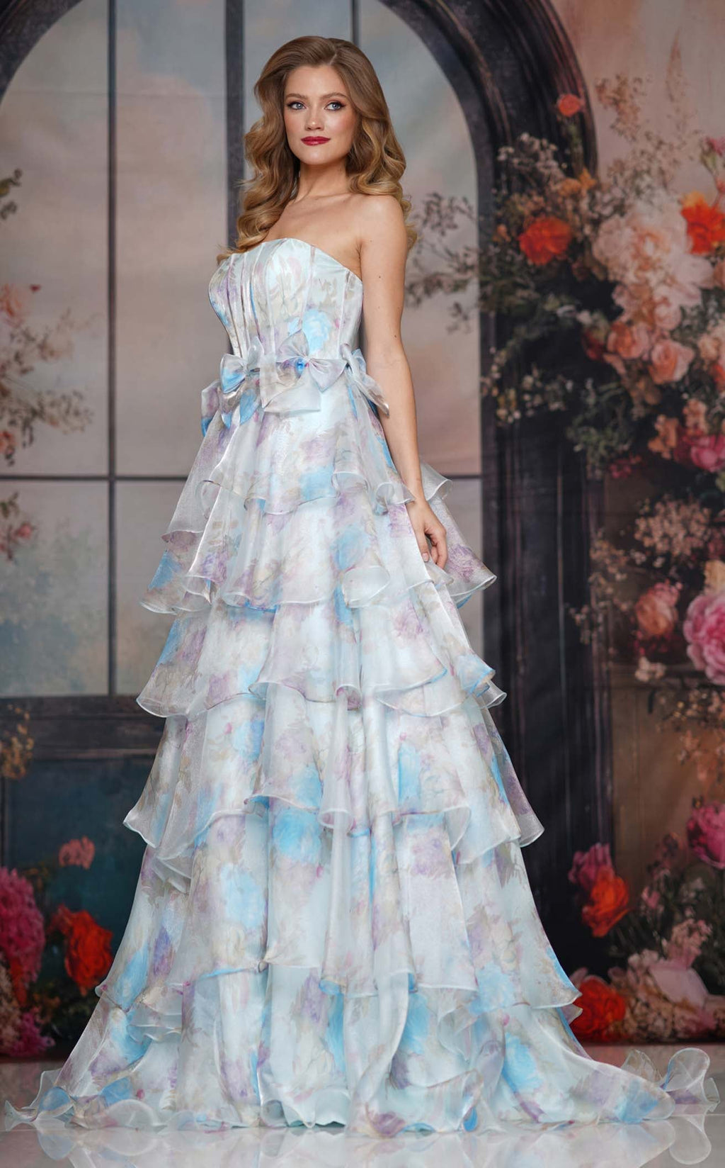 Colors 3809 Prom Dress - Tiffany/Multi | NewYorkDress Colors 3809 Prom Dress - Tiffany/Multi | NewYorkDress