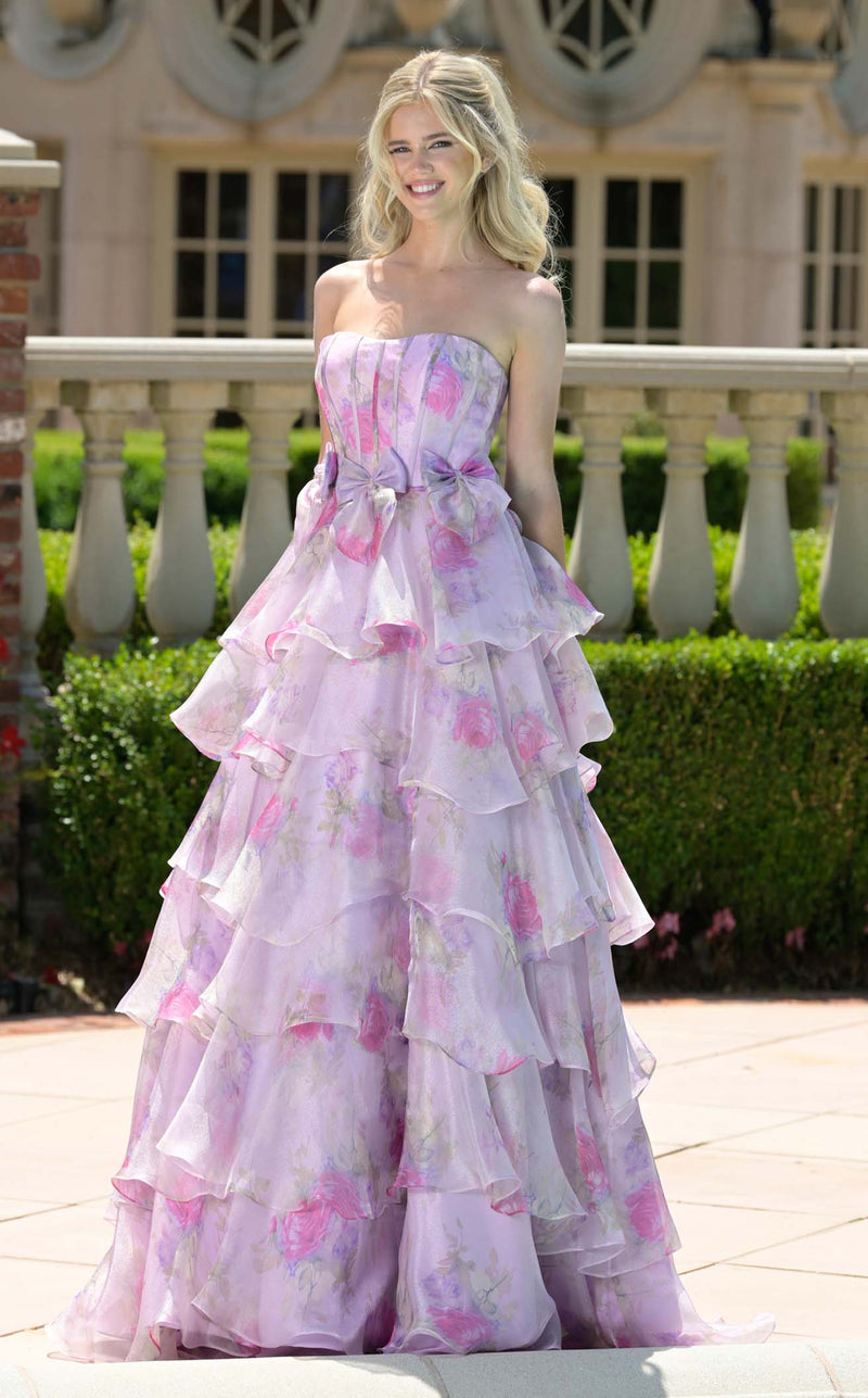 Colors Dress 3809 Lilac Multi