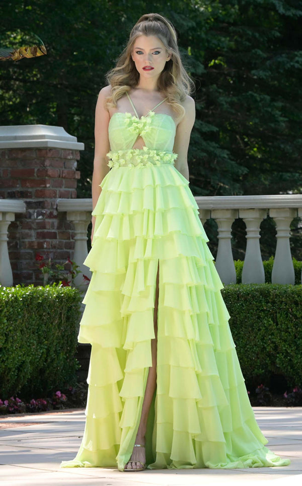 Colors Dress 3818 Lime Green