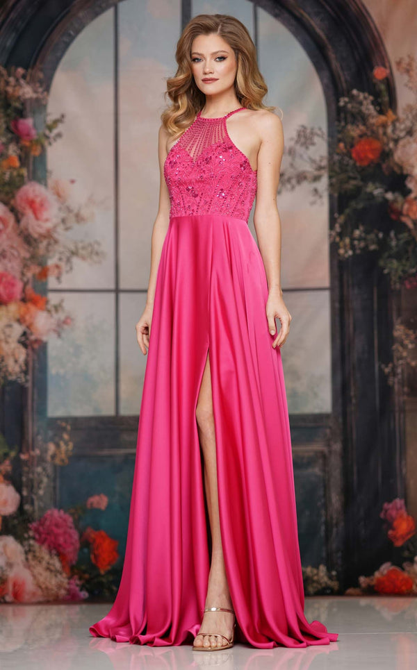 Colors Dress 3822 Hot Pink