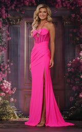 Colors Dress 3832 Hot Pink