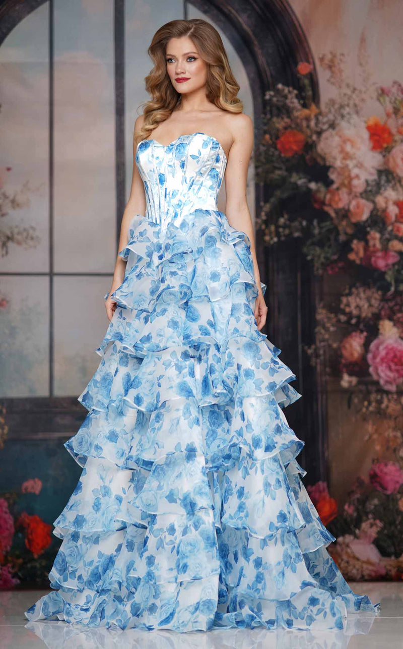 blue colour dress design Colour Block Dress Dazzling Blue