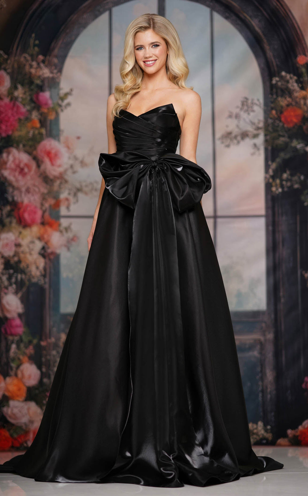 Colors 3860CL Women's Formal Evening & Wedding Guest Dress - Black
