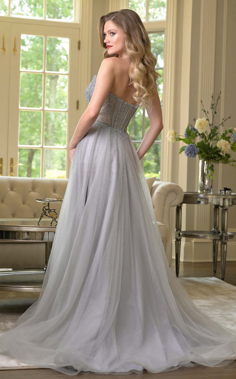 Colors 3879 Women's Formal Evening & Wedding Guest Dress - Silver Colors 3879 Women's Formal Evening & Wedding Guest Dress - Silver
