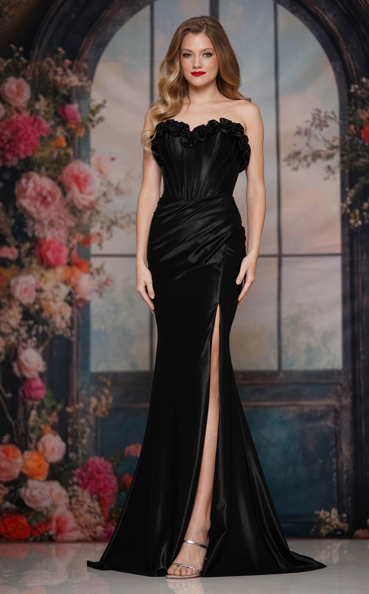 Colors 3895 Prom Dress - Black