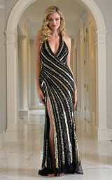 Colors Dress 3937 Black/Gold