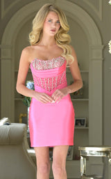 Colors Dress 3982 Hot-Pink