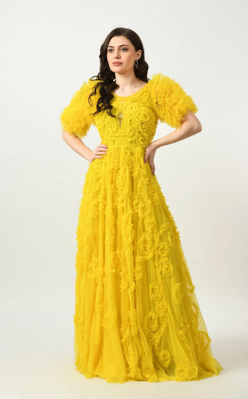 Couture Fashion by FG CF242503108 Yellow