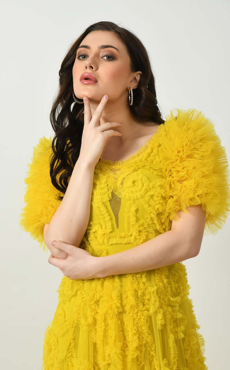 Couture Fashion by FG CF242503108 Yellow