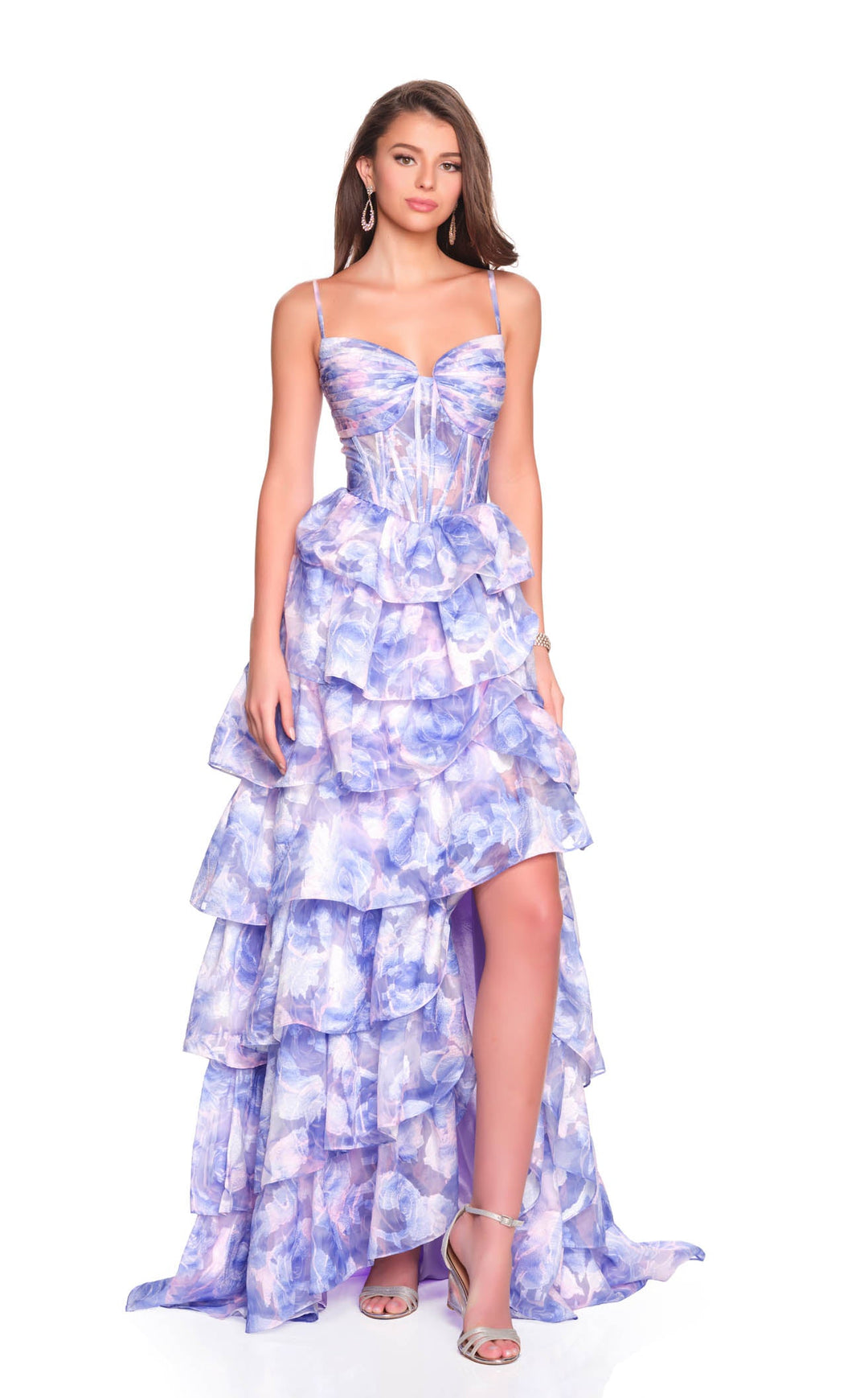 Dave and Johnny 12400 Lilac Print