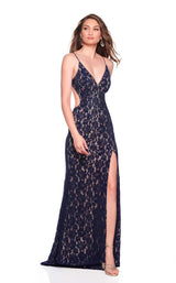 Dave and Johnny 12471 Navy/Nude