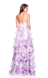 Dave and Johnny 12691 Purple Print