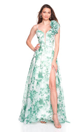 Dave and Johnny 12694 Green Print