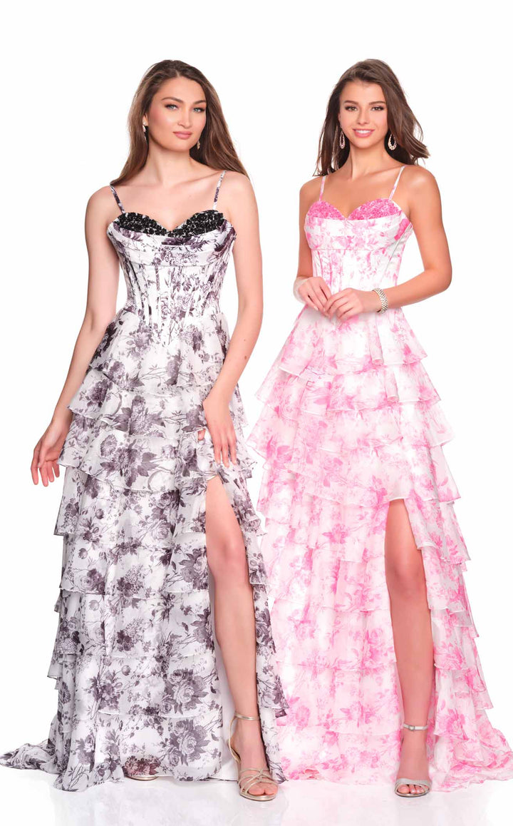 Dave and Johnny 12720 Black Print