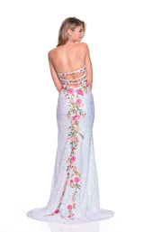 Dave and Johnny 12763 Ivory/Fuchsia