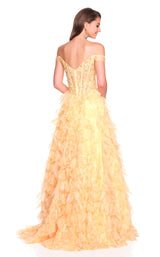 Dave and Johnny 12767 Yellow Print