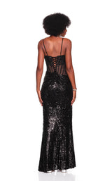 Dave and Johnny 12855 Black/Nude