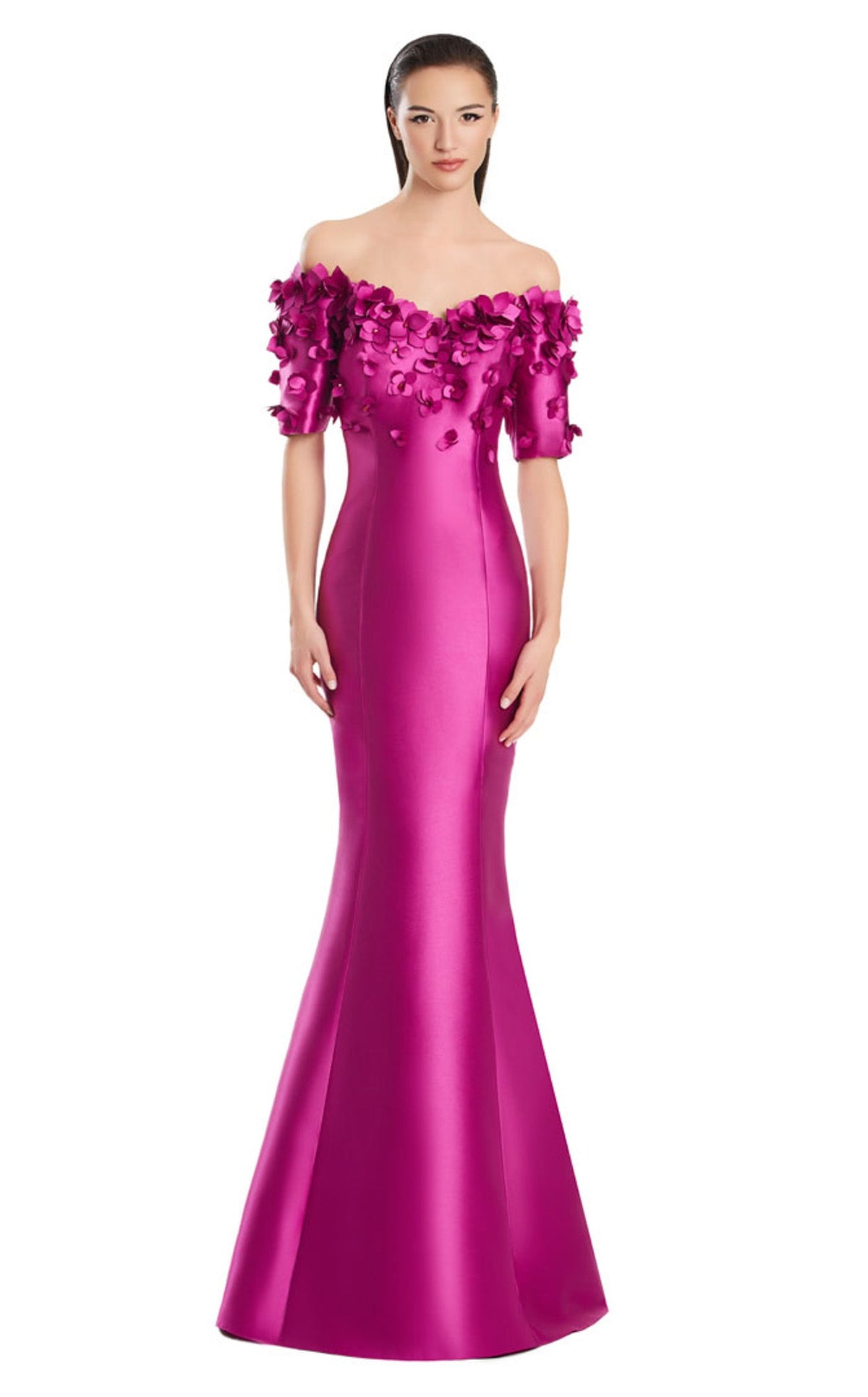 strapless open back dress Amanda Uprichard Misena Dress in Ruby main image 0