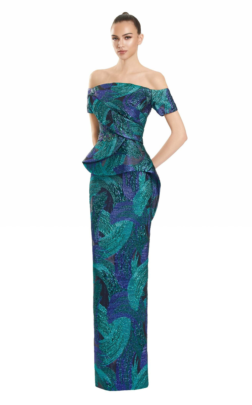 Alexander by Daymor 3110F25 Teal/Violet Multi