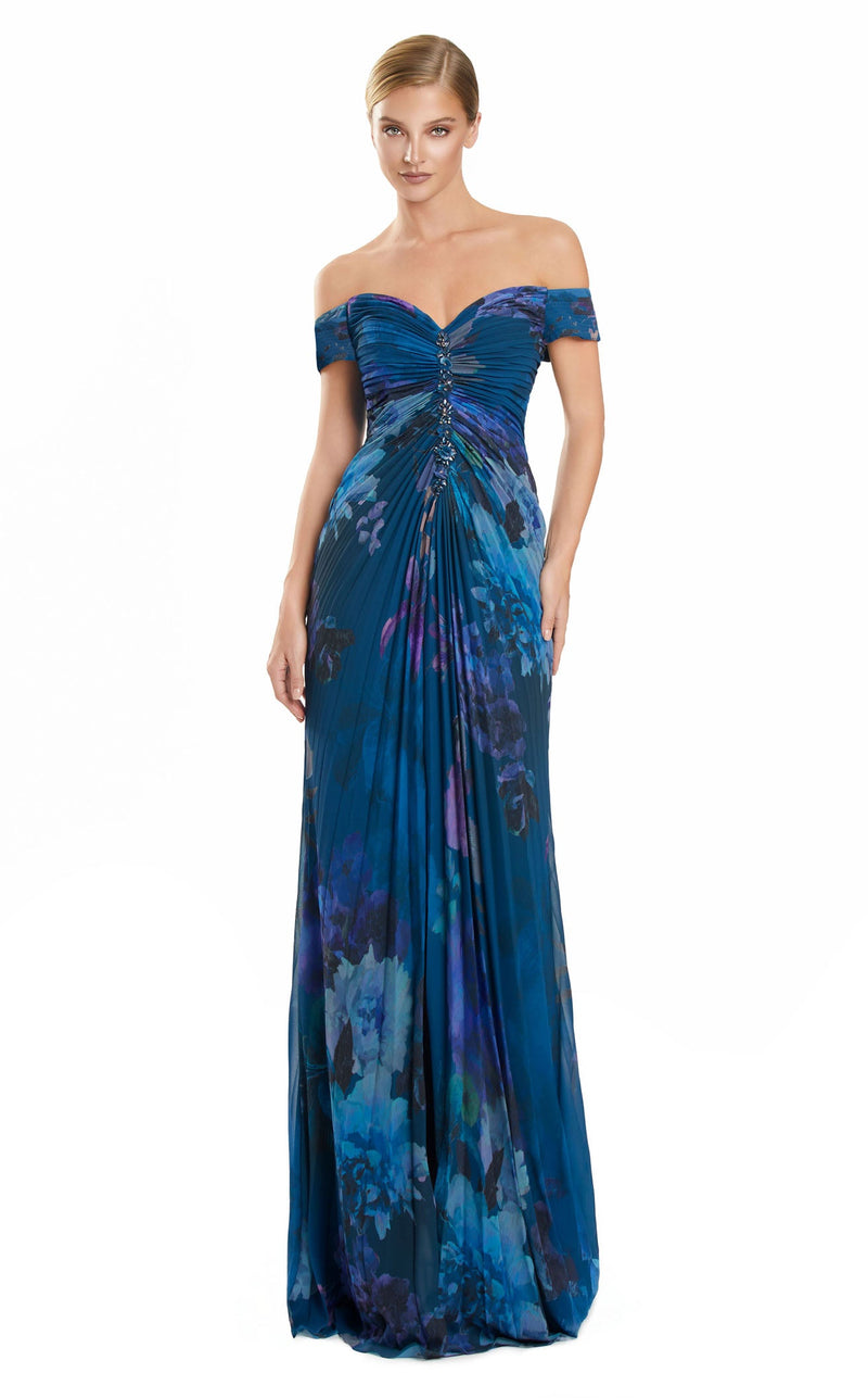 Alexander by Daymor 3146F25 Prom Dress - Grey Multi | NewYorkDress Alexander by Daymor 3146F25 Prom Dress - Grey Multi | NewYorkDress