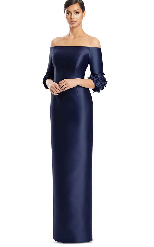 alexander evening dresses Alex Evenings Womens Ruched Dress Navy 12 47 in lengthPolyesterHand wash/dry flat Alex Evenings Long Embroidered A-Line