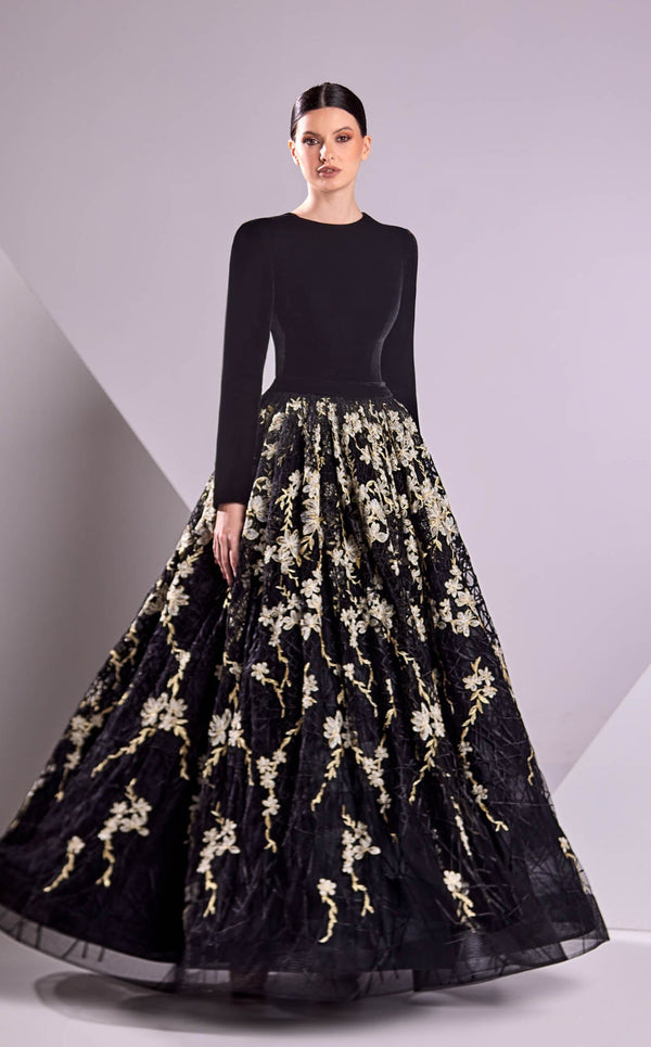 Edward Arsouni Couture FW24965 Black/Gold
