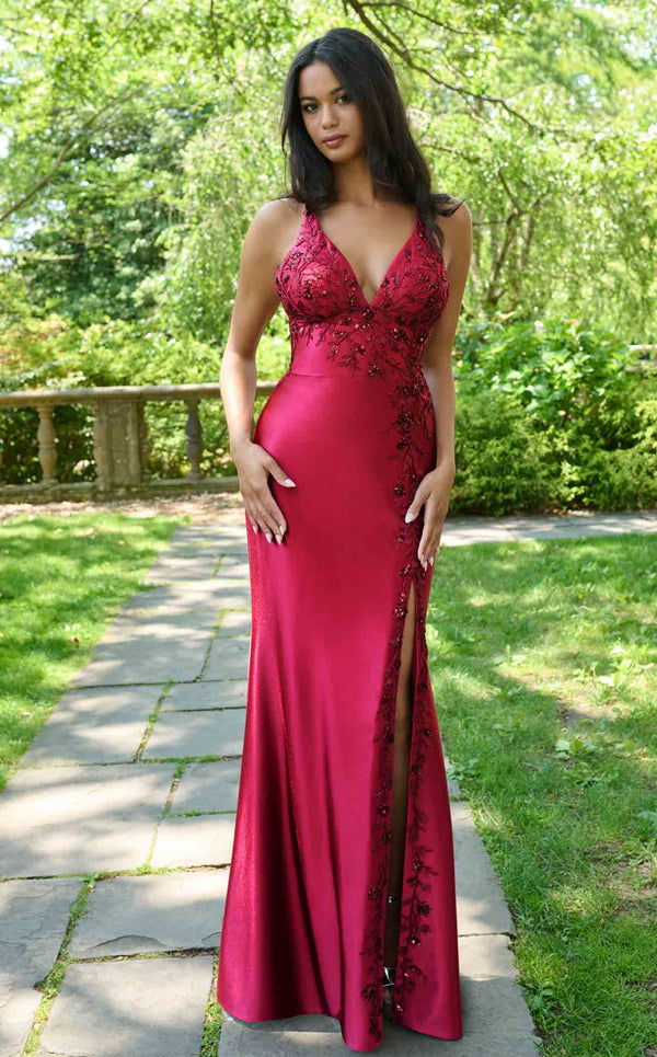 Faviana 11405 Women's Formal Evening & Wedding Guest Dress - Light Pink