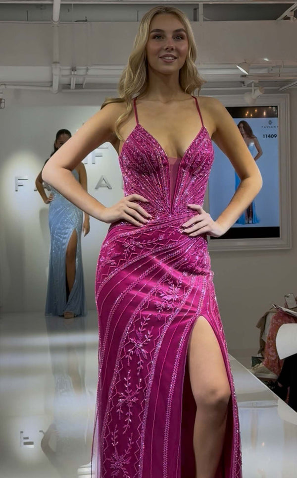 Faviana 11409 Bright Fuchsia