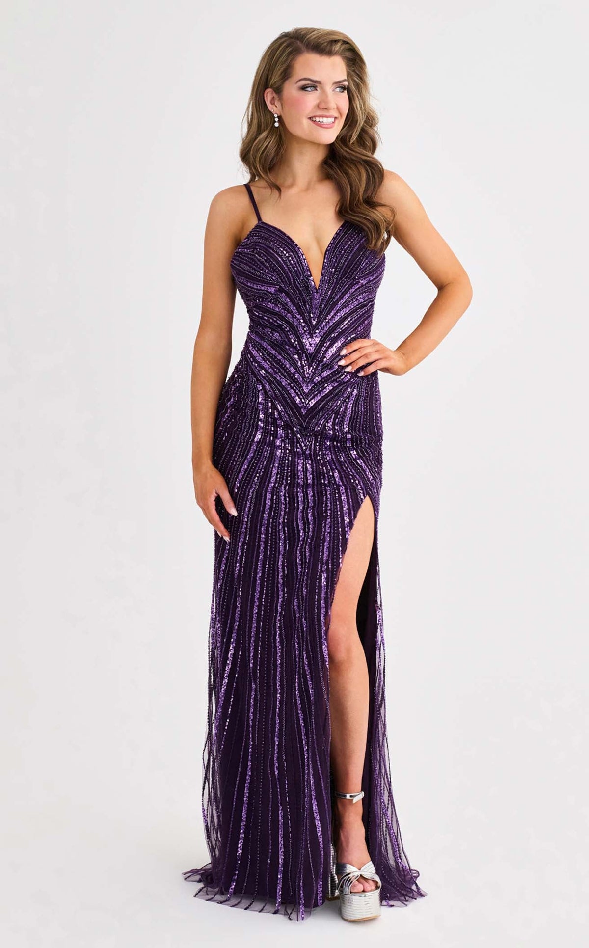 princess polly baby blue dress Faviana 11412 Prom Dress - Purple Amethyst