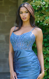 Faviana 11433 Steel Blue