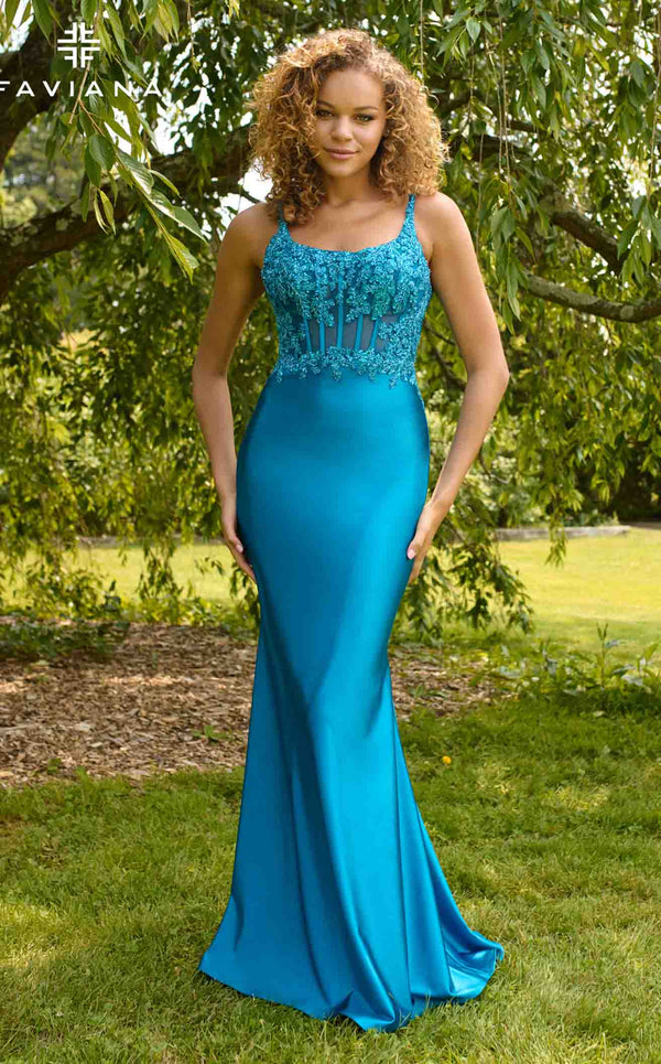 Faviana 11467 Ink Blue