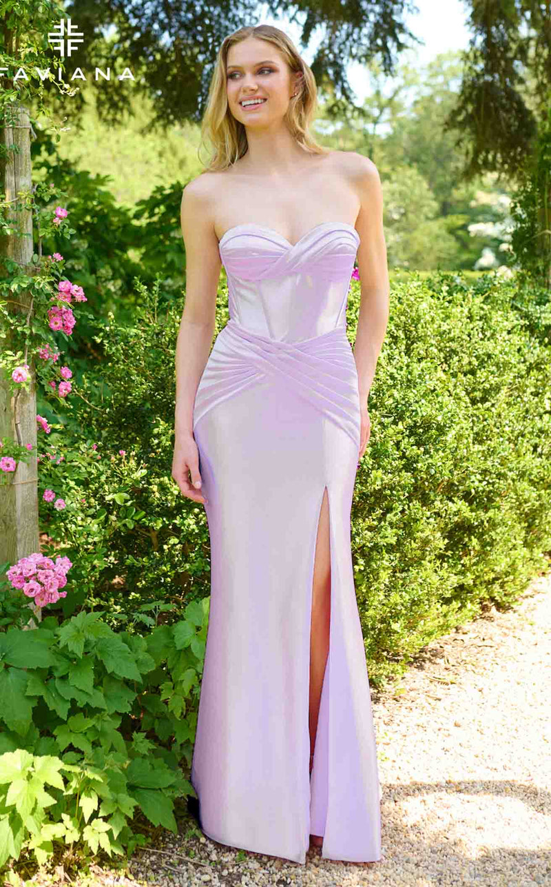 Faviana E11422 Light Lilac