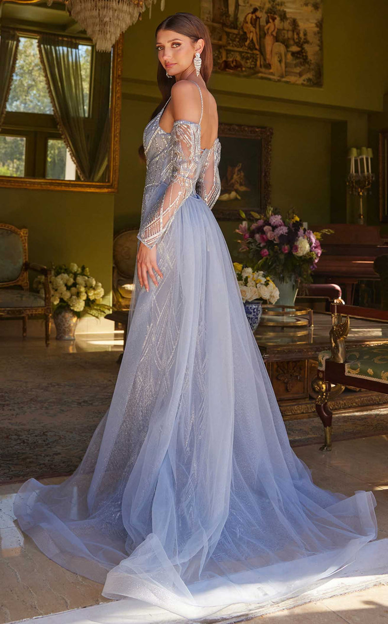 GLS by Gloria GL3616 Prom Dress - Smoky Blue | NewYorkDress GLS by Gloria GL3616 Prom Dress - Smoky Blue | NewYorkDress