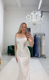 Sherri Hill 57843 Ivory-Multi